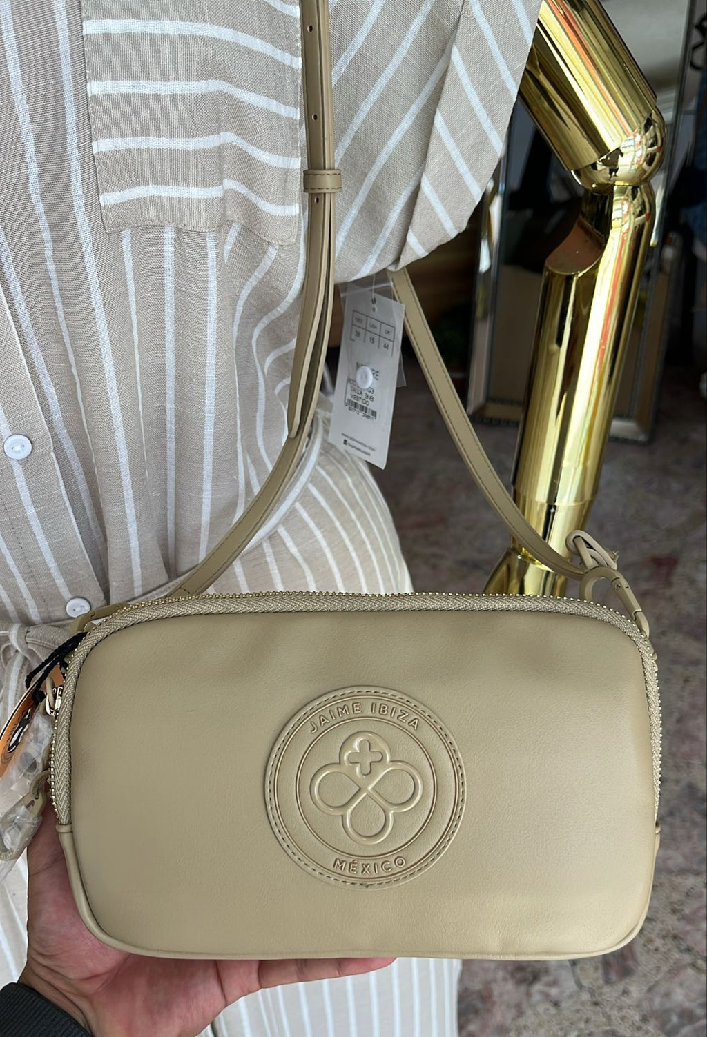CROSSBODY BEIGE JAIME IBIZA JI 641