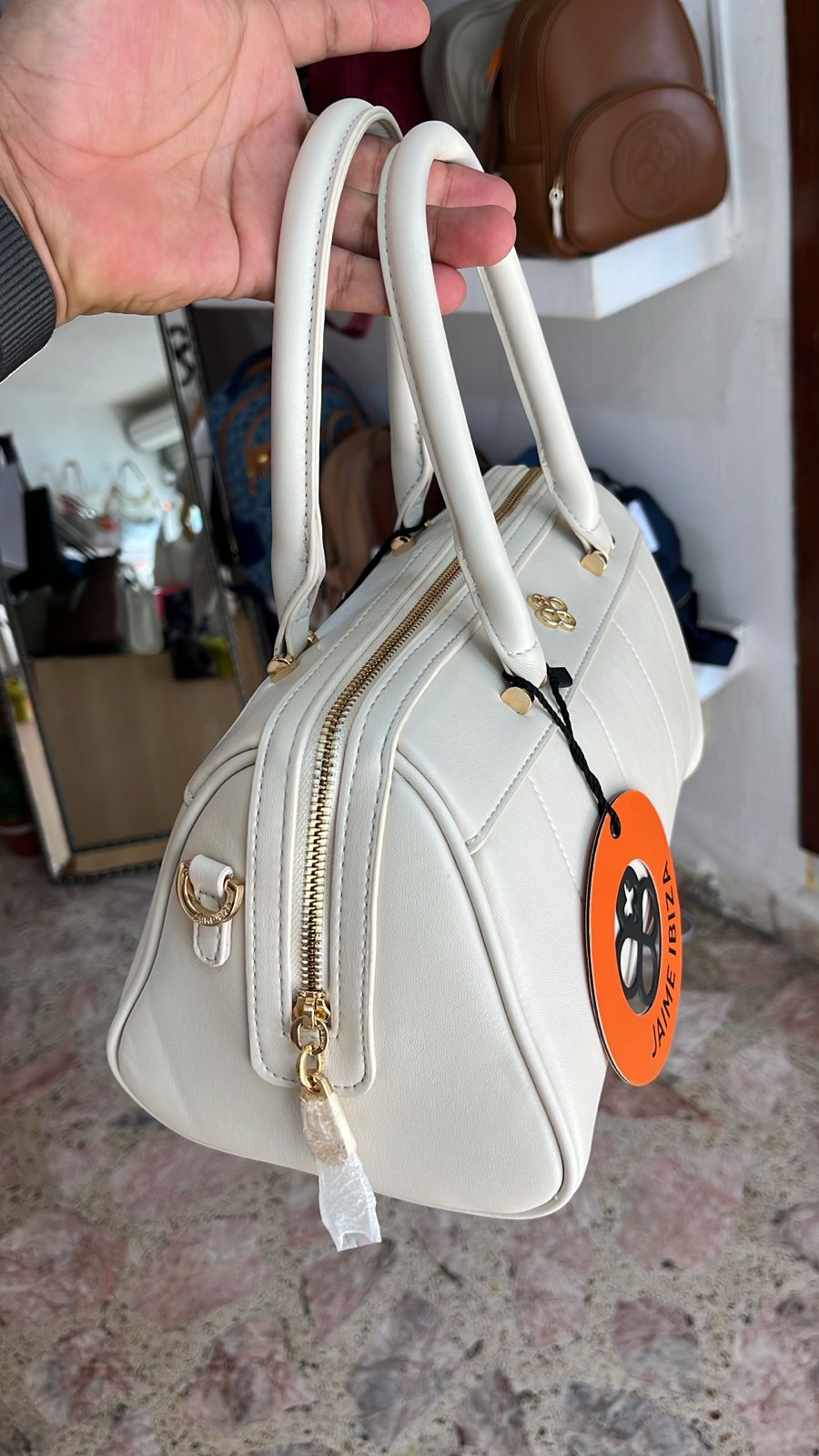 SATCHEL BEIGE JAIME IBIZA JI 2848