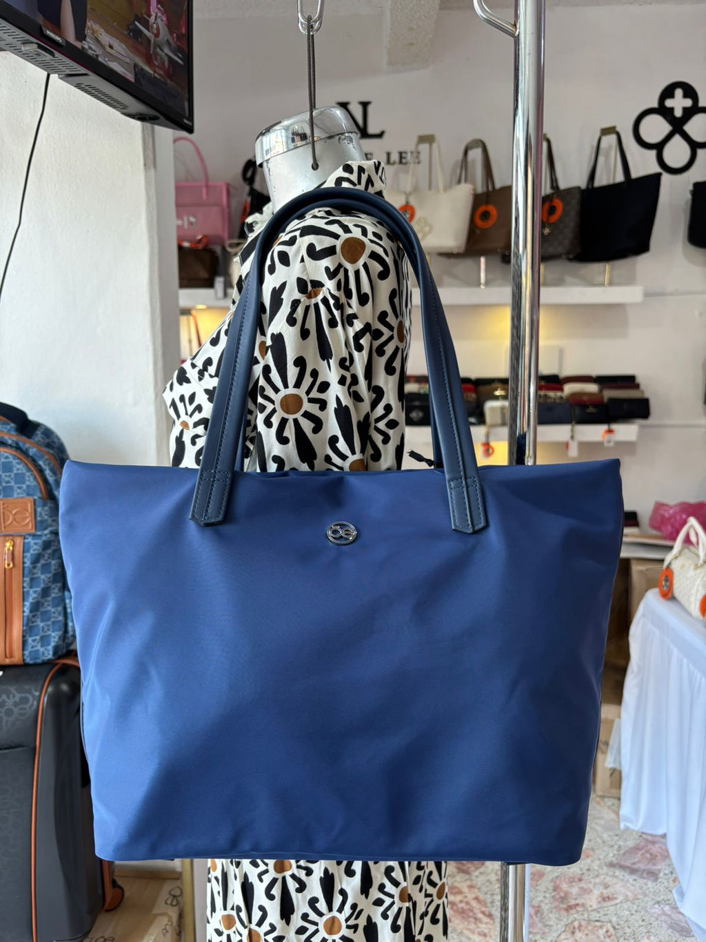 TOTE AZUL CLOE BLCV25144AZU