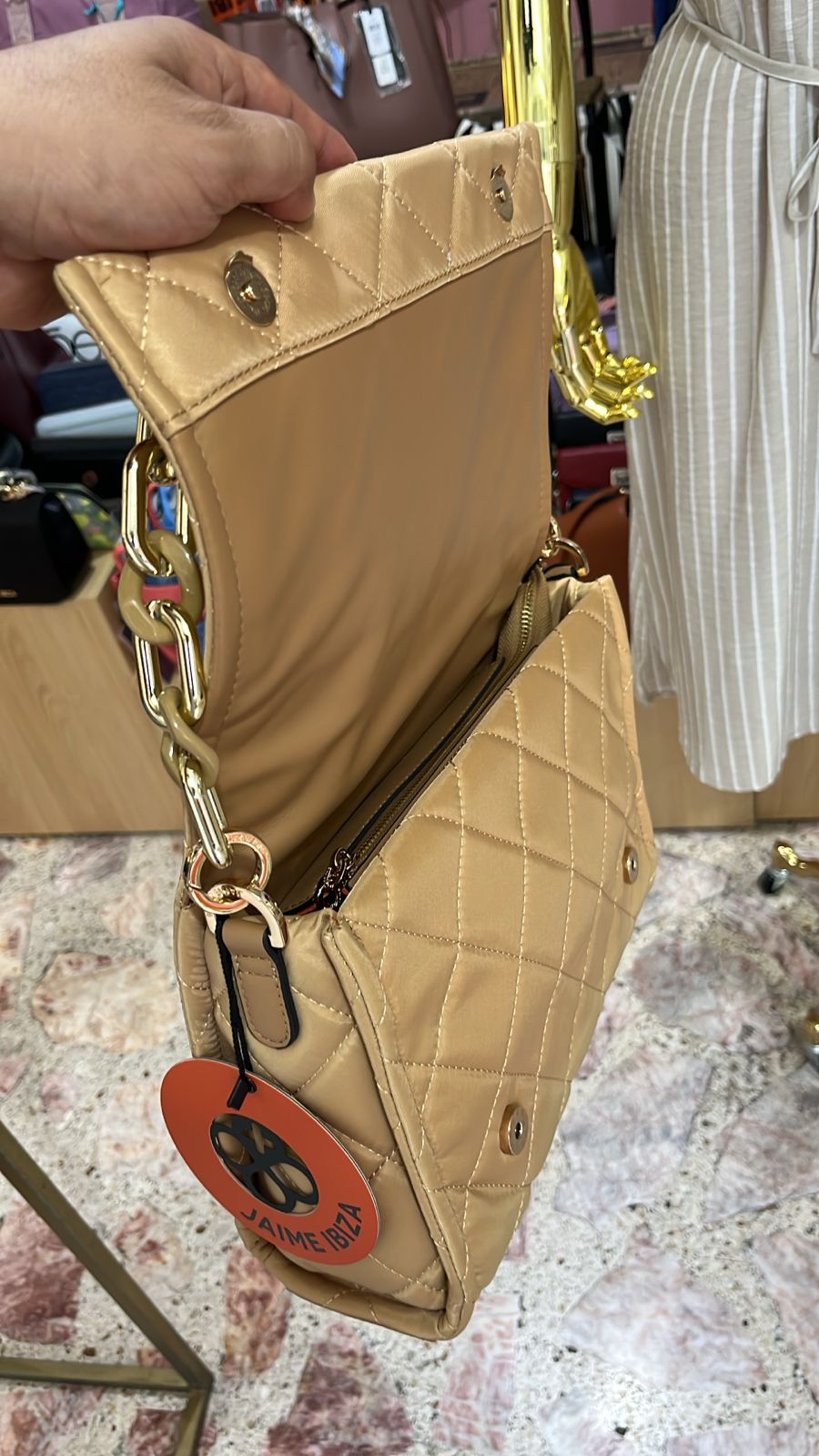 CROSS BODY TAUPE JAIME IBIZA JI 2489