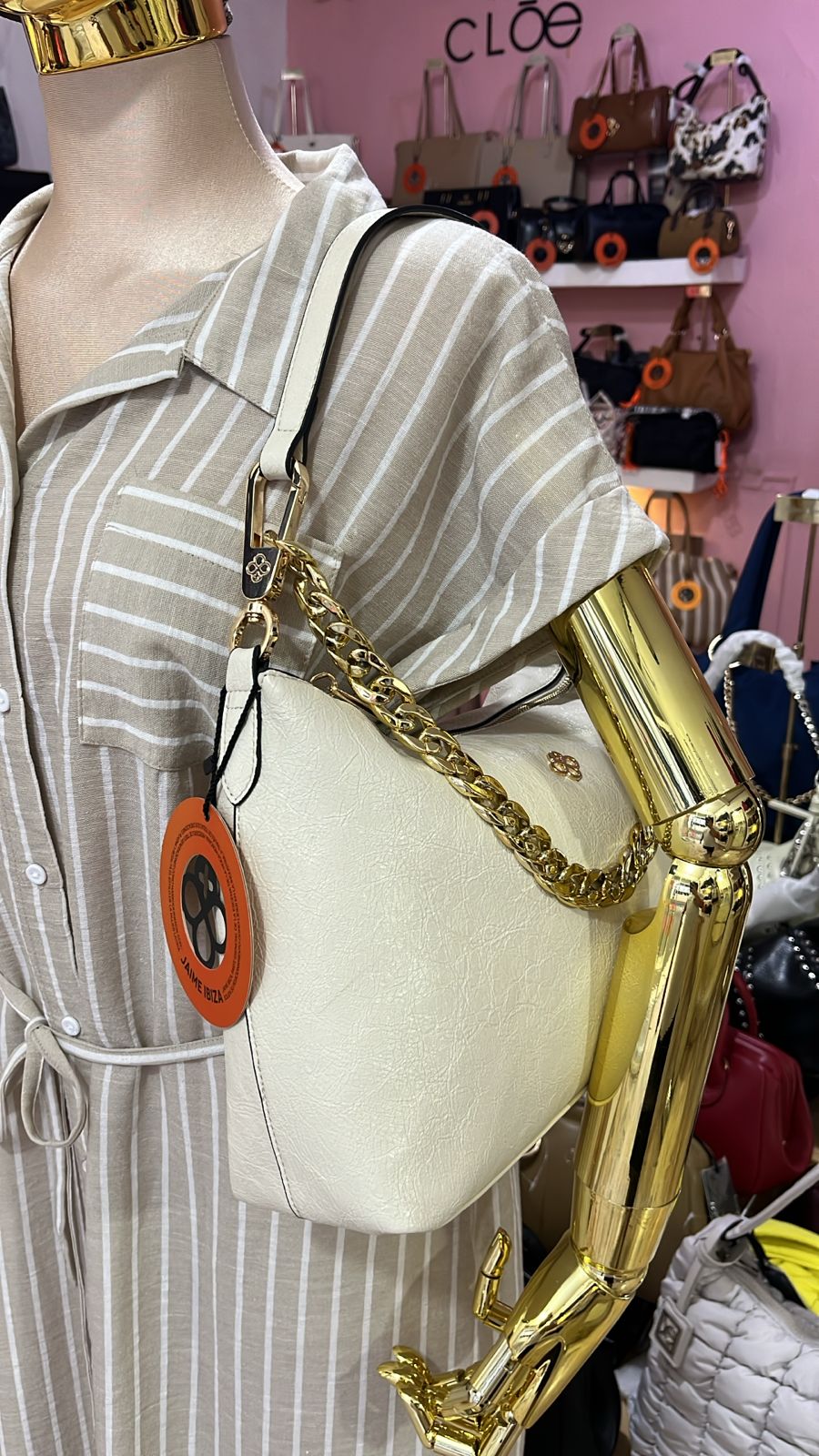 BOLSO JAIME IBIZA CREMA JI 2486