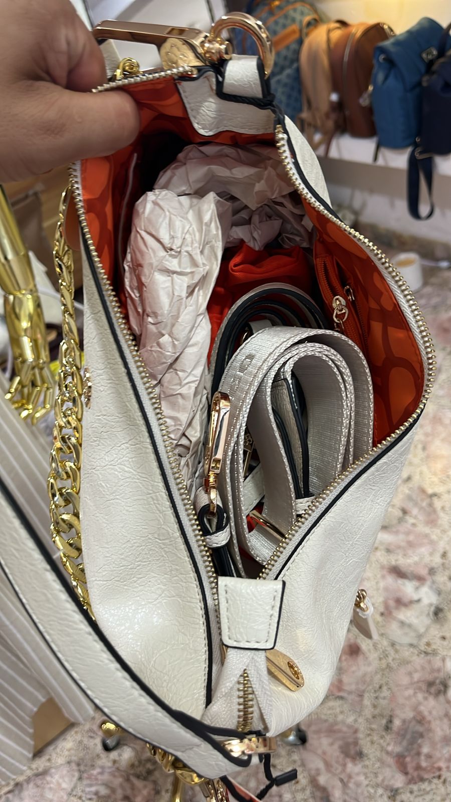 BOLSO JAIME IBIZA CREMA JI 2486