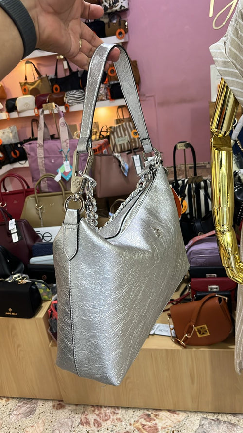 BOLSO JAIME IBIZA PLATA JI 2486