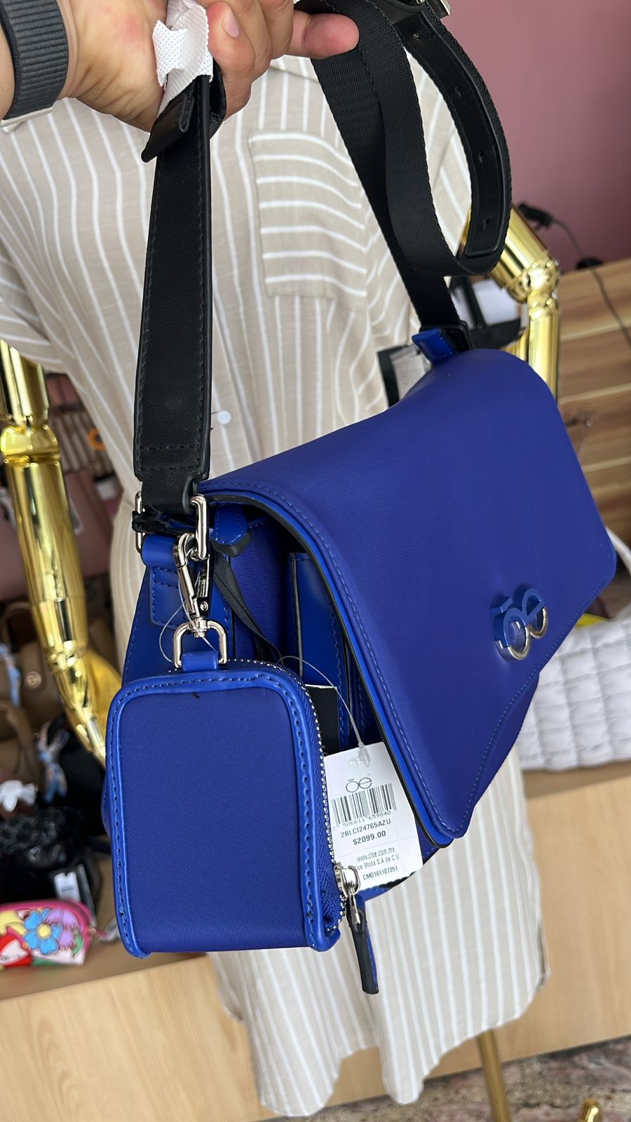 CROSS BODY AZUL CLOE 2BLCI24765AZU