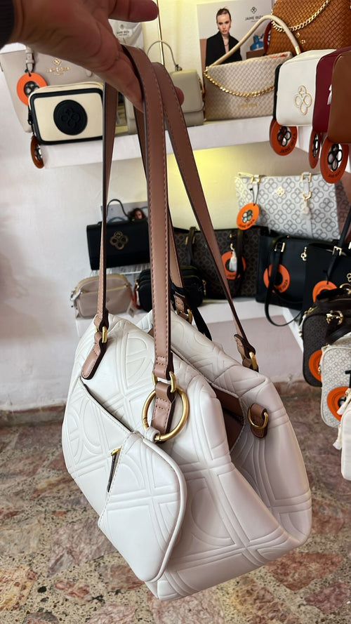 BOLSO SATCHEL BLANCO CLOE 2BLCV25366BLA MEDIANA