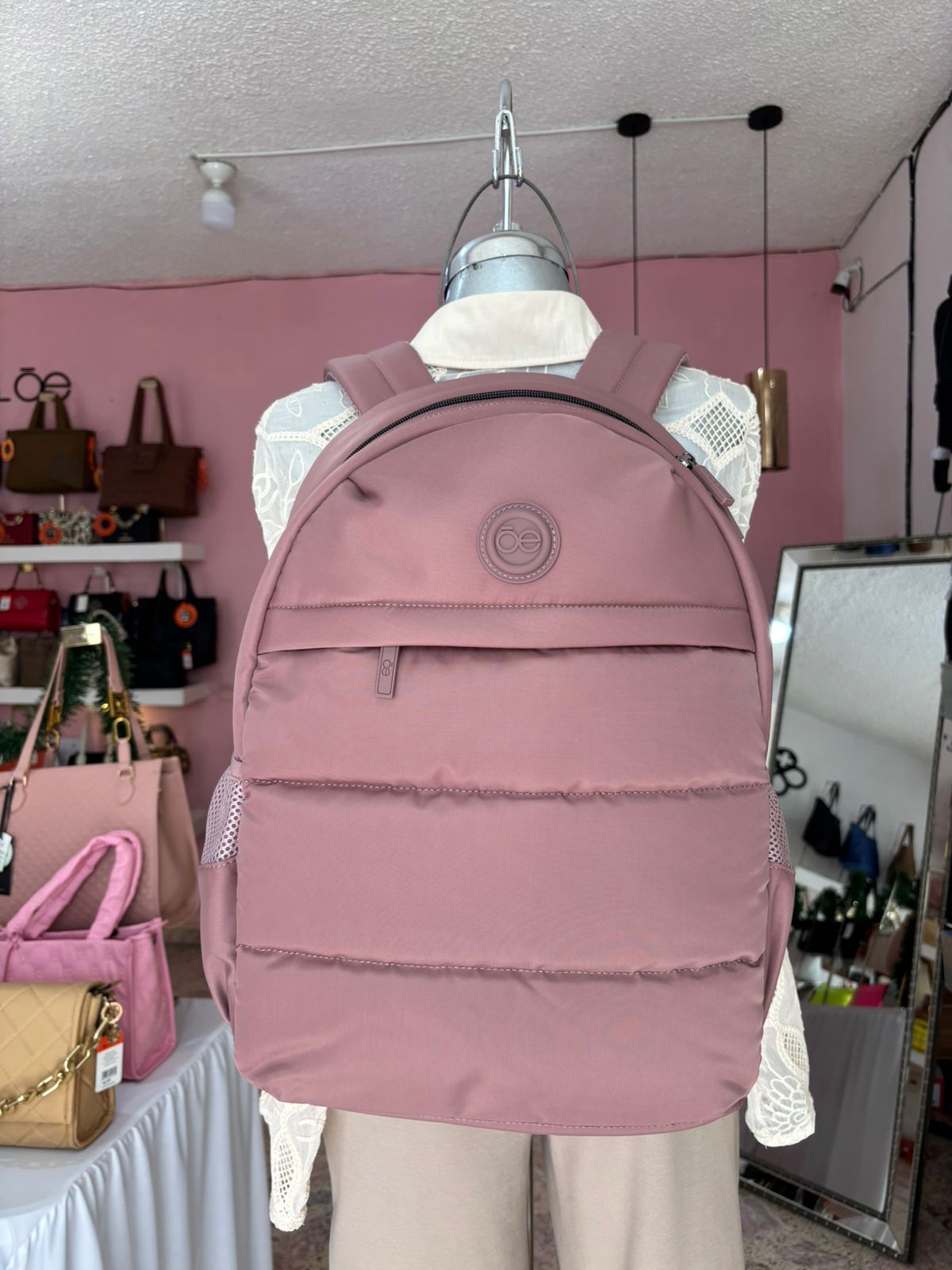MOCHILA ROSA CLOE 4EQCO25556PAT