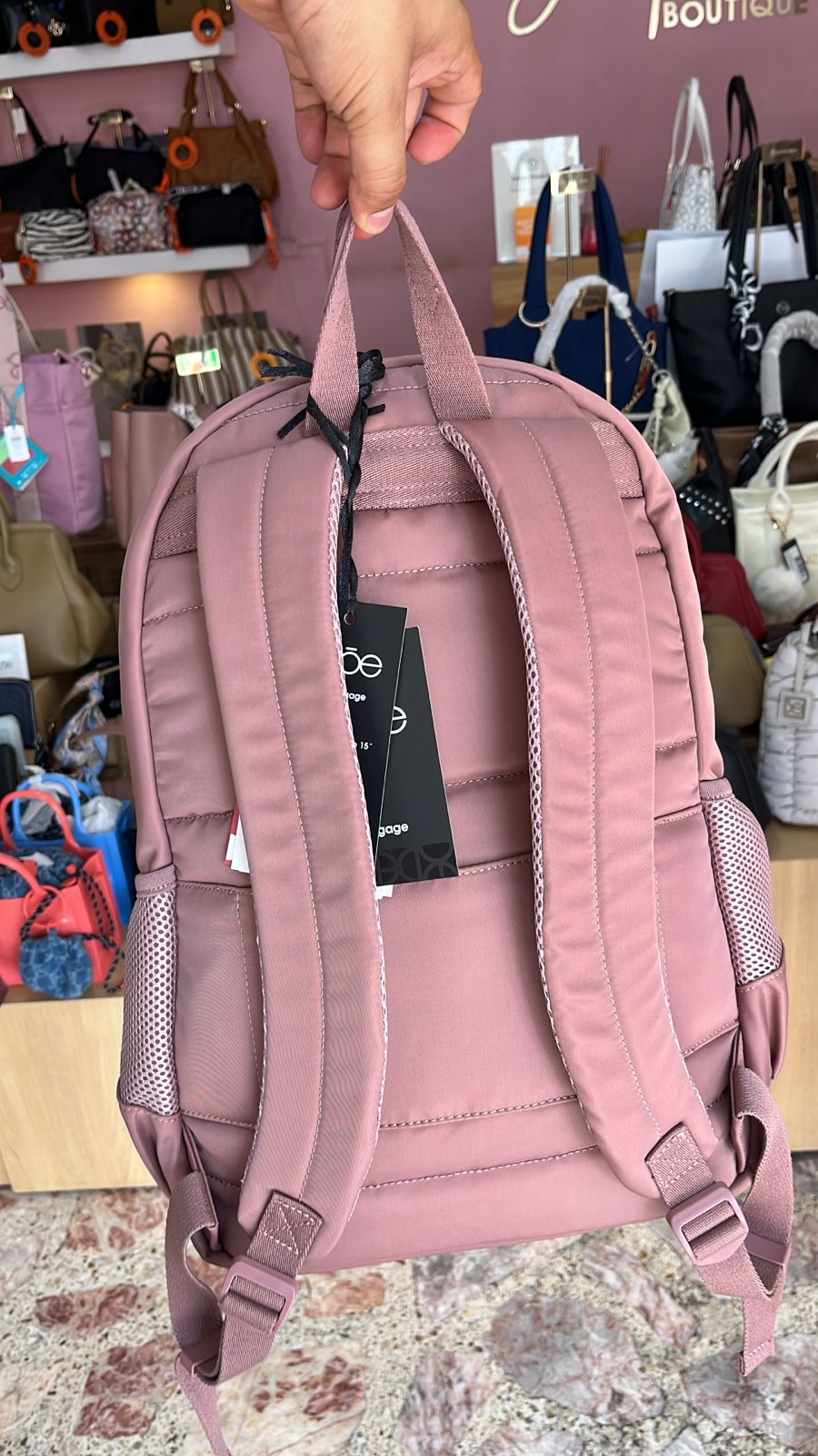 MOCHILA ROSA CLOE 4EQCO25556PAT