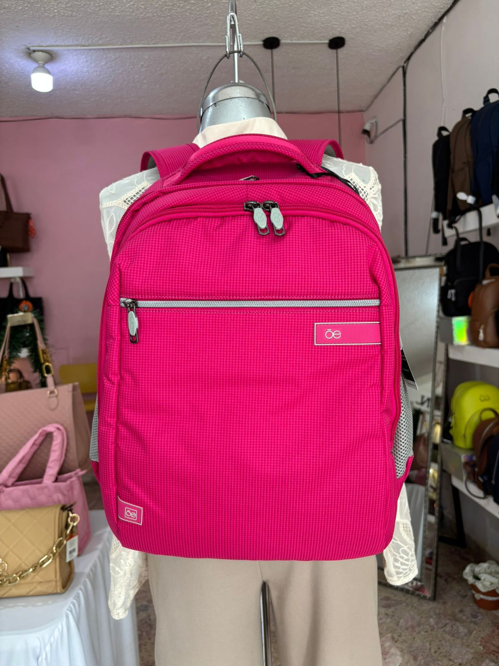 MOCHILA ROSA CLOE 4EQCV25616ROS