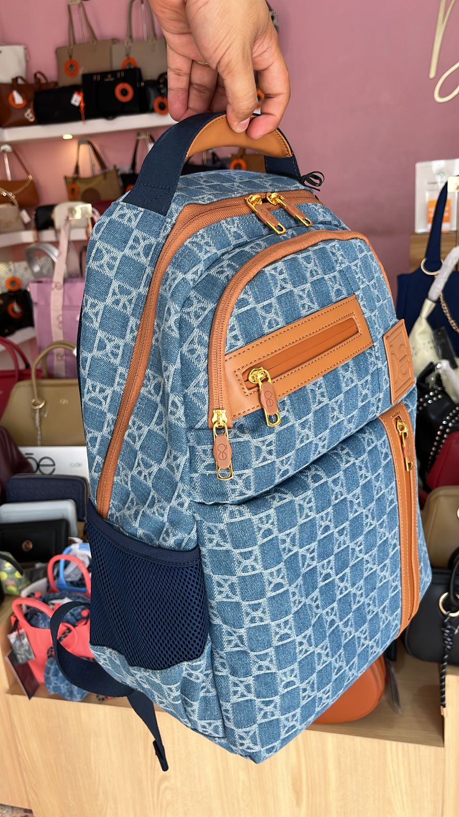 MOCHILA AZUL CLOE 2EQCO25620AZU