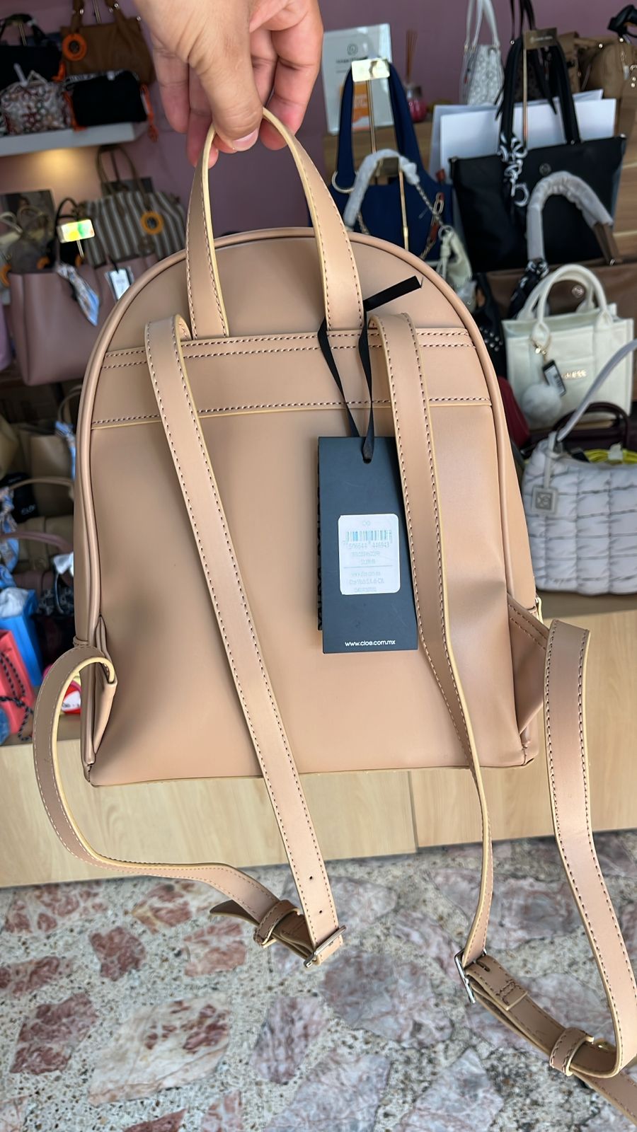 MOCHILA BEIGE CLOE 3BLCO24555BEI