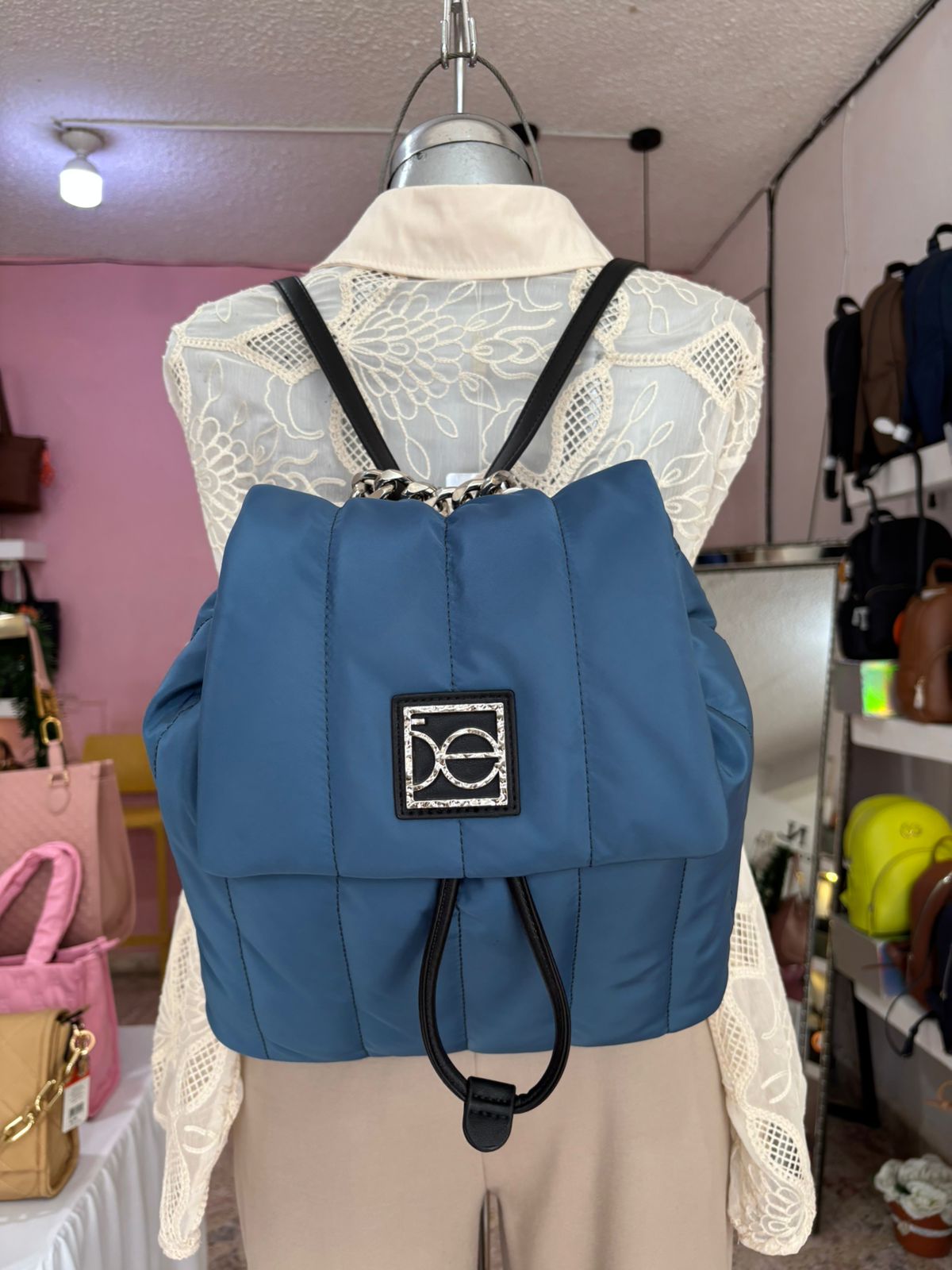 MOCHILA AZUL CLOE 1BLCO25951AZU