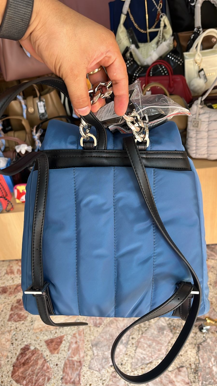 MOCHILA AZUL CLOE 1BLCO25951AZU