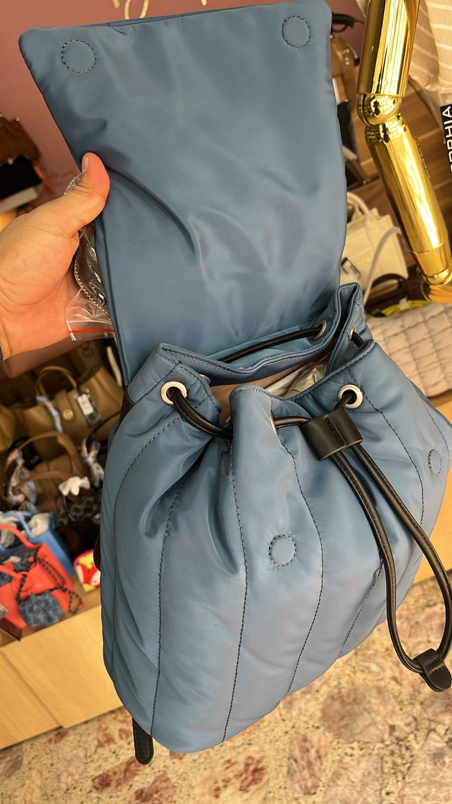 MOCHILA AZUL CLOE 1BLCO25951AZU