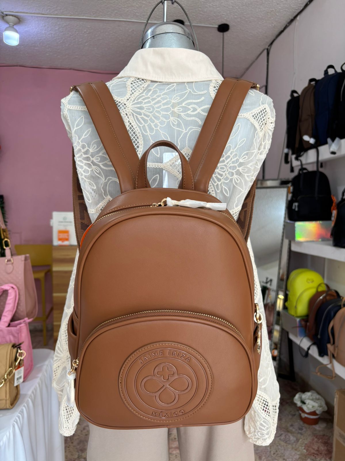 MOCHILA CARAMELO JAIME IBIZA JI 2738
