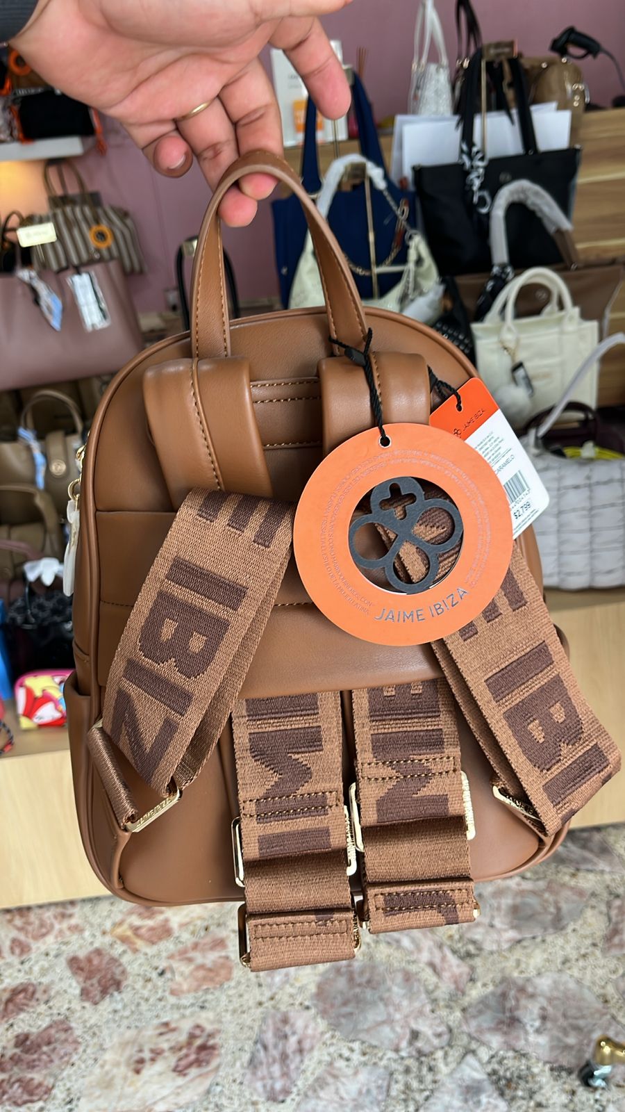 MOCHILA CARAMELO JAIME IBIZA JI 2738
