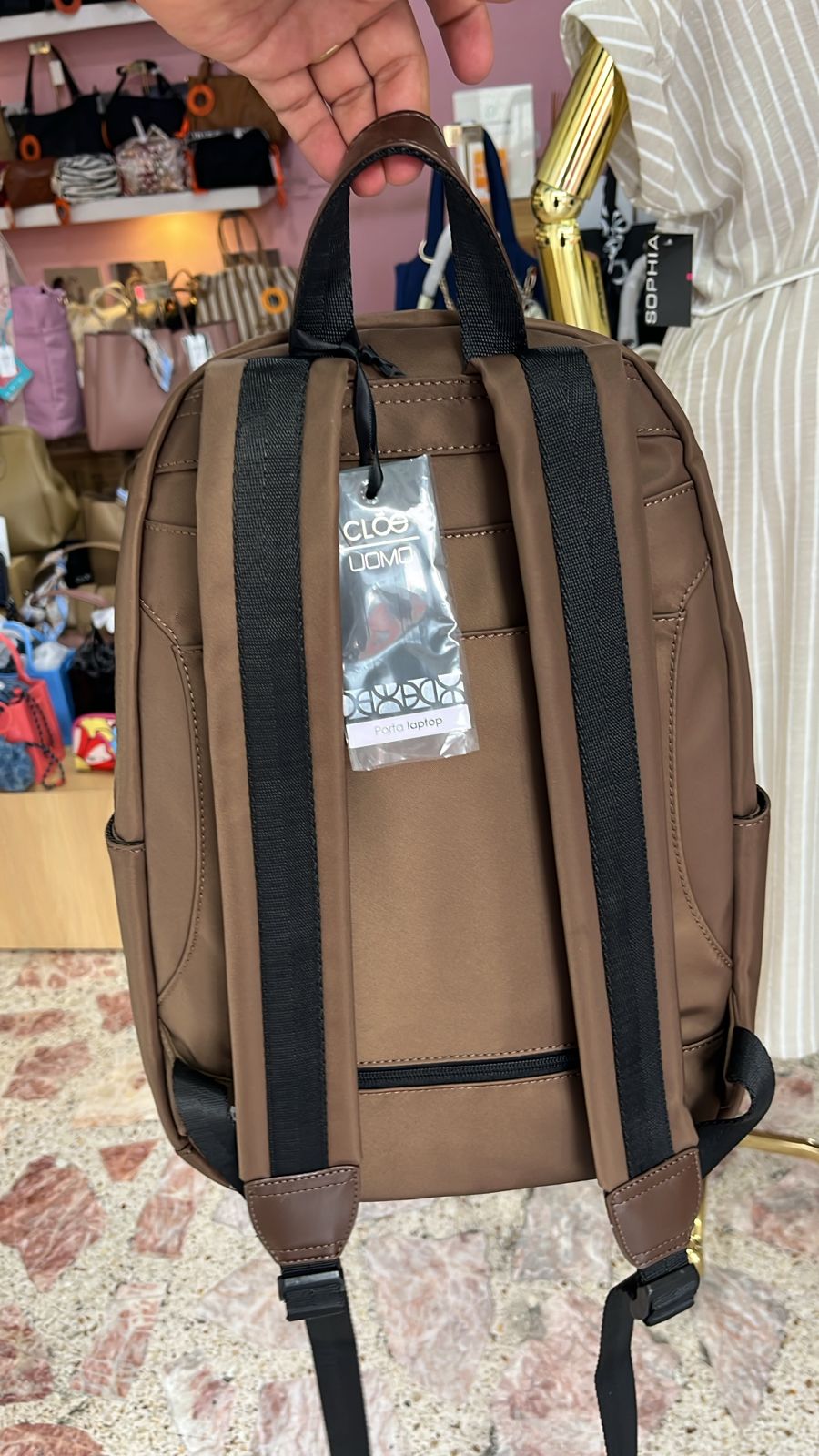MOCHILA CAFE CLOE EDRI673CAFEGR