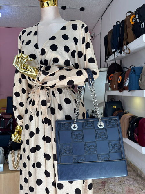 BOLSO SATCHEL AZUL CLOE 1BLCO25931MAR