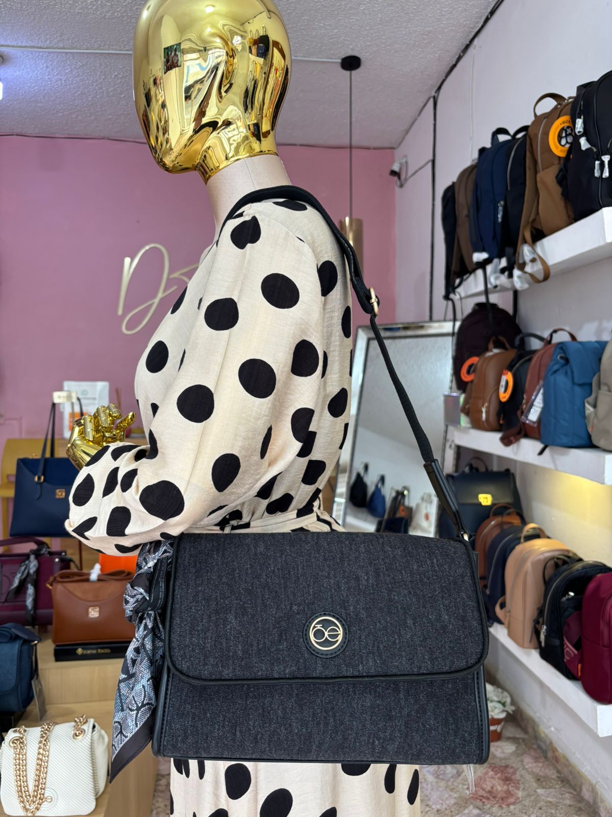 CROSS BODY NEGRO CLOE 2BLCI25307NEG