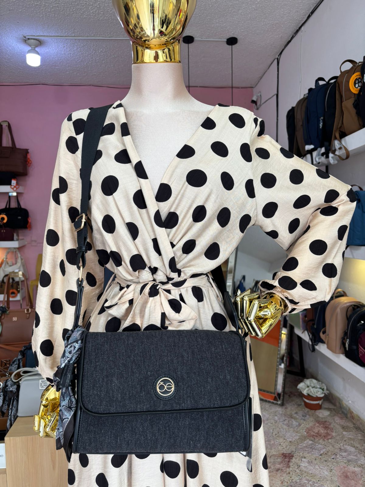 CROSS BODY NEGRO CLOE 2BLCI25307NEG