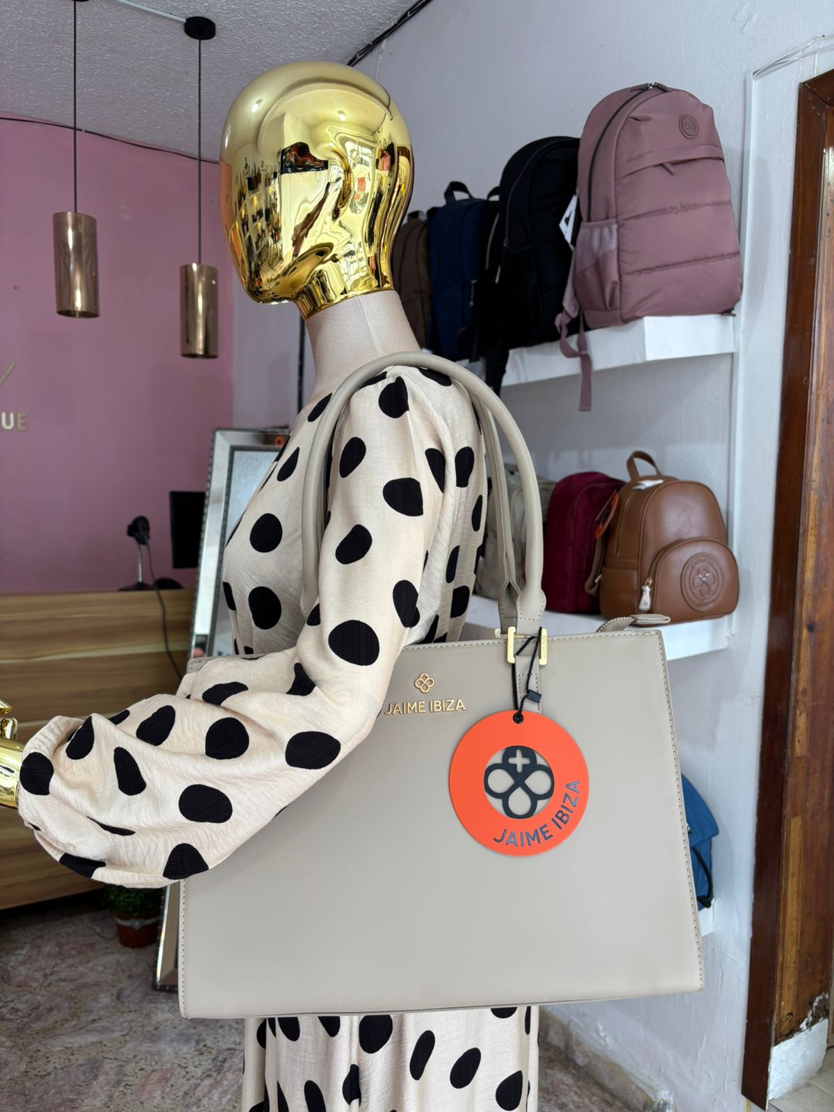 SATCHEL TAUPE JAIME IBIZA JI 2875