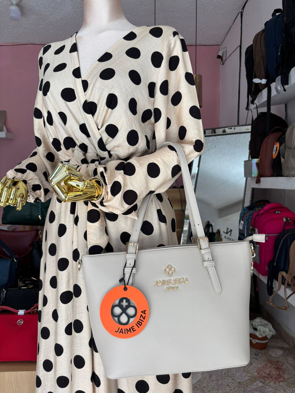 TOTE BEIGE JAIME IBIZA JI 2865