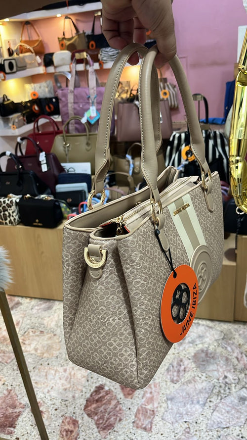 BOLSO SATCHEL CHOCOLATE JAIME IBIZA JI 2857