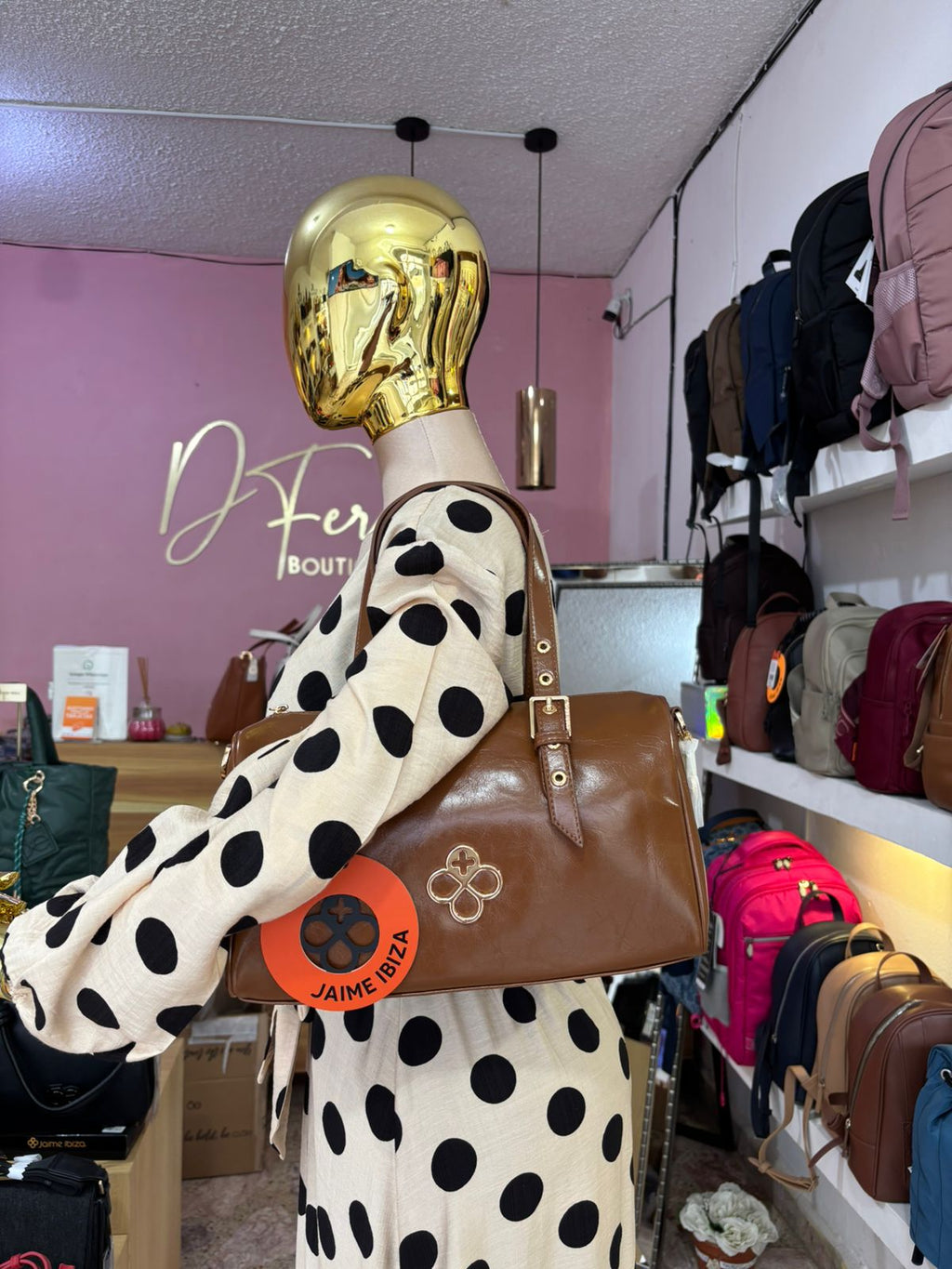 BOLSO BOWLING CARAMELO JAIME IBIZA JI 2884