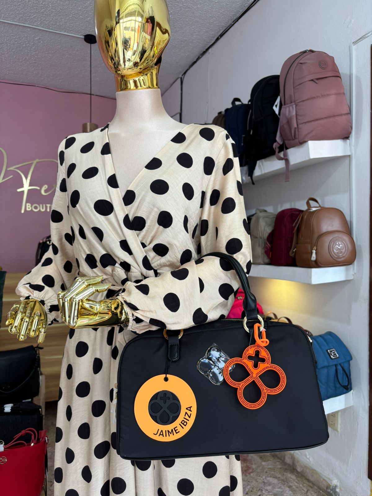 BOLSO SATCHEL NEGRO JAIME IBIZA JI 2870