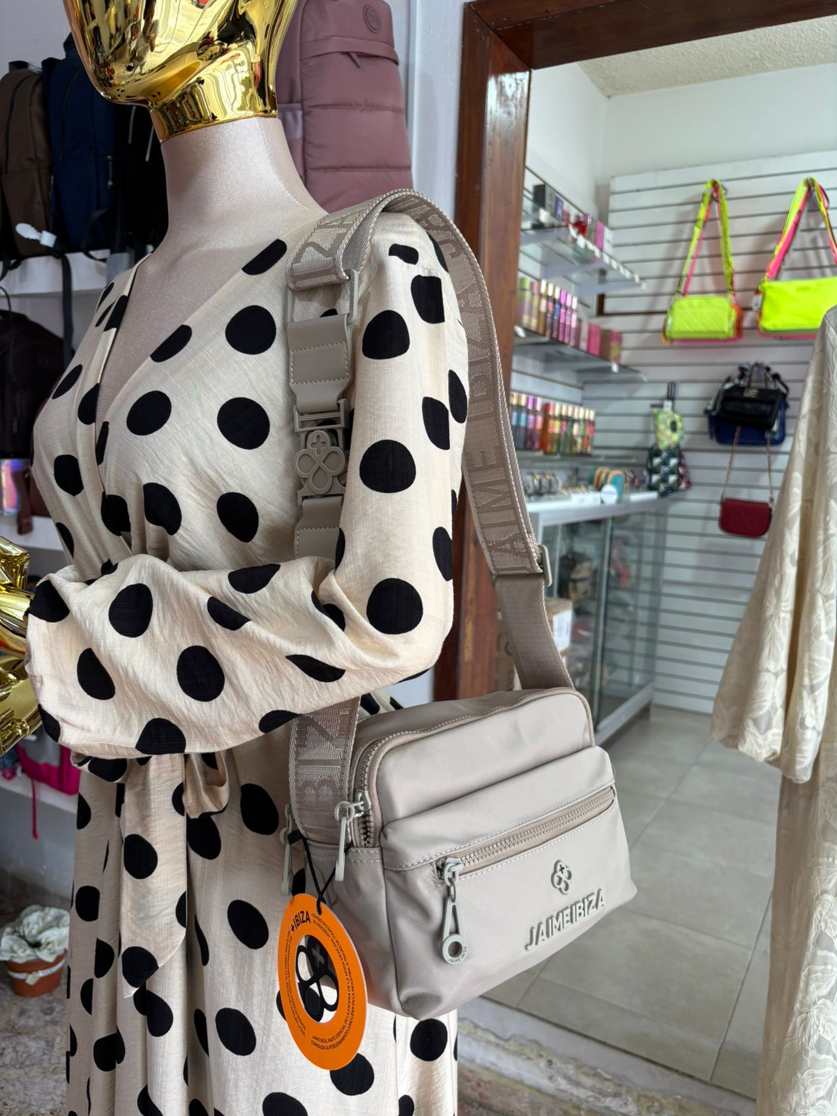 CROSS BODY TAUPE JAIME IBIZA JI 2890