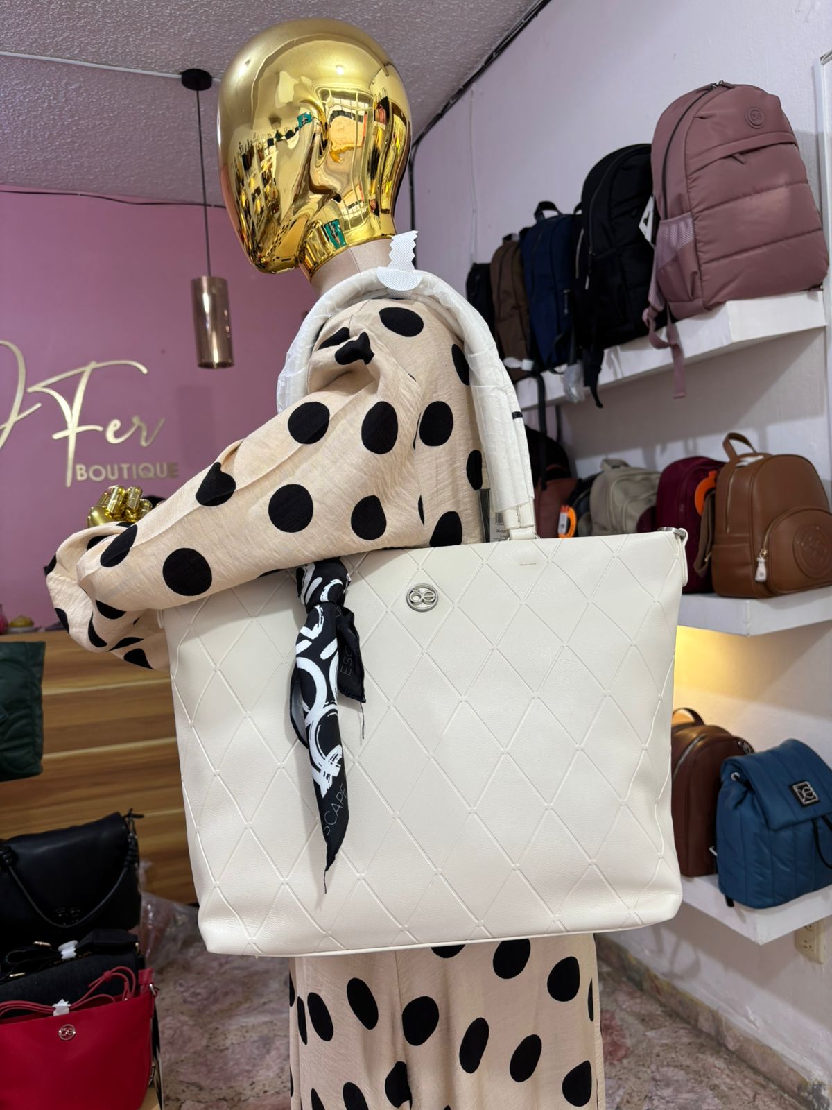 TOTE BLANCO CLOE 2BLCV54663BLA