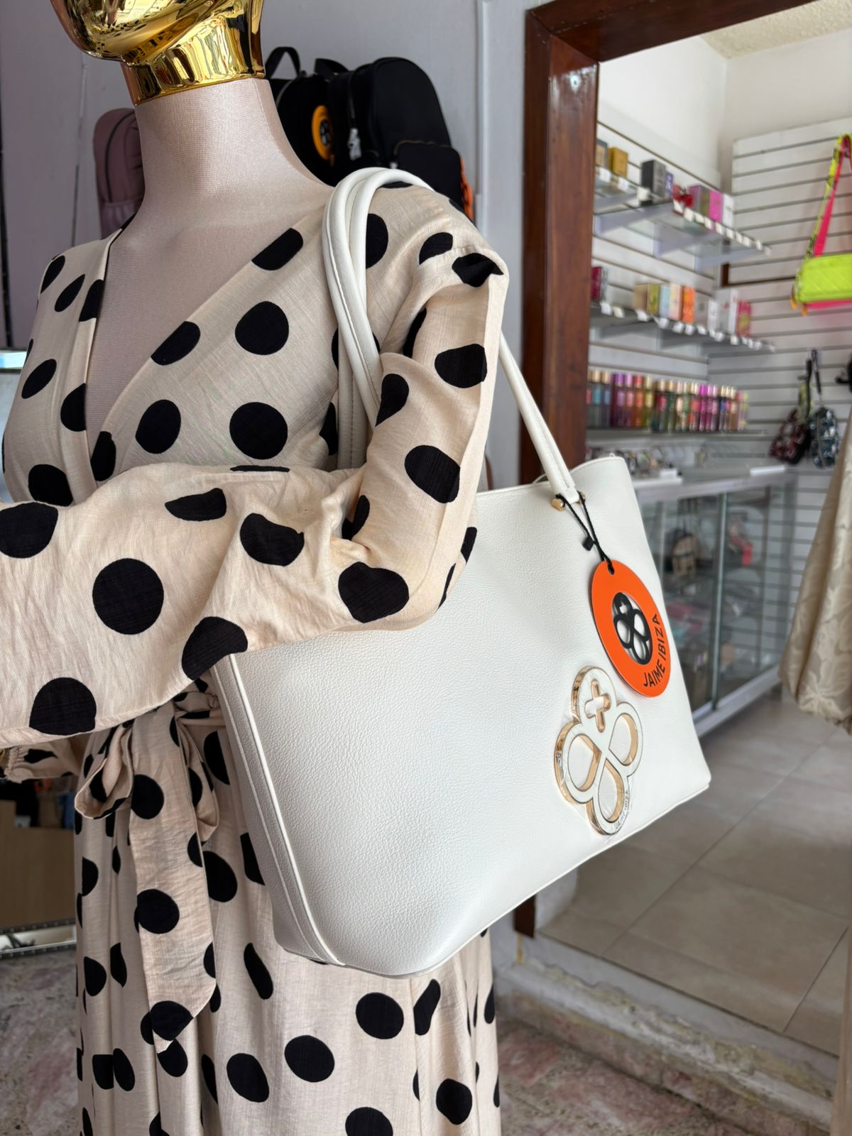 BOLSO TOTE BEIGE JAIME IBIZA JI 456