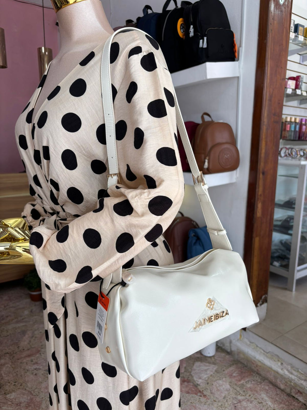 BOLSO HOBO CREMA JAIME IBIZA JI 933