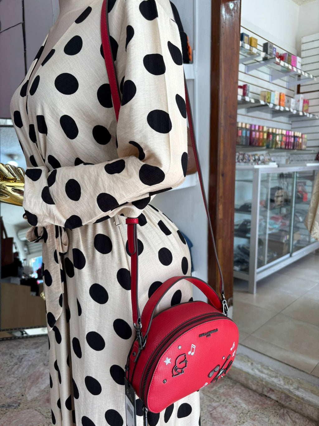 CROSS BODY ROJO KARL LAGERFELD